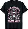 Lustiges Wildes und Verrücktes Mütter-Club-Skelett-Kaffee-Mama-Mädchen-T-Shirt