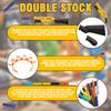 Non-Toxic Kids Outdoor Manual Foam Dart Blaster Gun With Dual Handles Safe Ammo Soft Bullet Multi Colors For Children