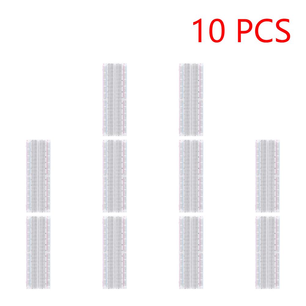 10-1 Stück Prototyp PCB Lötloser Breadboard Lötloser Breadboard Protoboard Schaltung PCB DIY Kit 200 Loch Entwicklungs PCB Testplatine