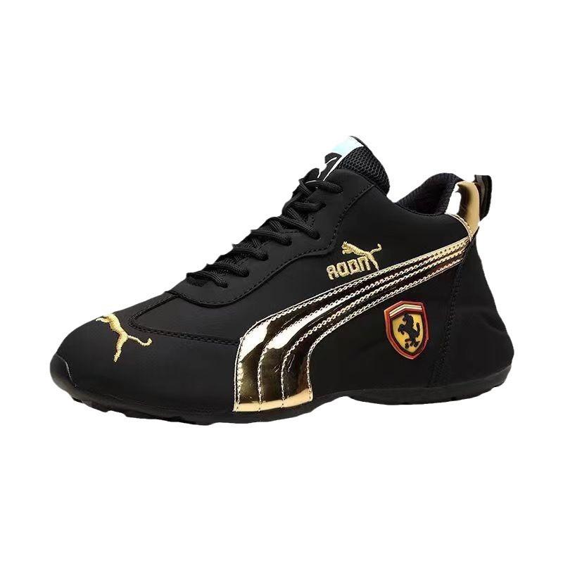 Herrenschuhe Herbst Herren- und Damen-Paarschuhe Mode Casual Atmungsaktiv Weiche Sohle Lederoberfläche Erhöhend Dad Shoes