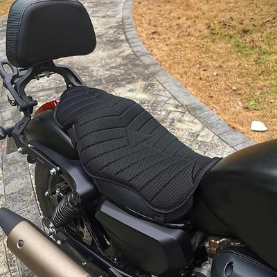 Polštářek na sedlo motocyklu Opalovací krém na vzduchový polštář motocyklu Vodotěsný prodyšný polštář na dvojité sedadlo pro jezdecké příslušenství
