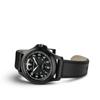[Hamilton] Khaki Field King Auto Black 40mm Leather Strap H64465733
