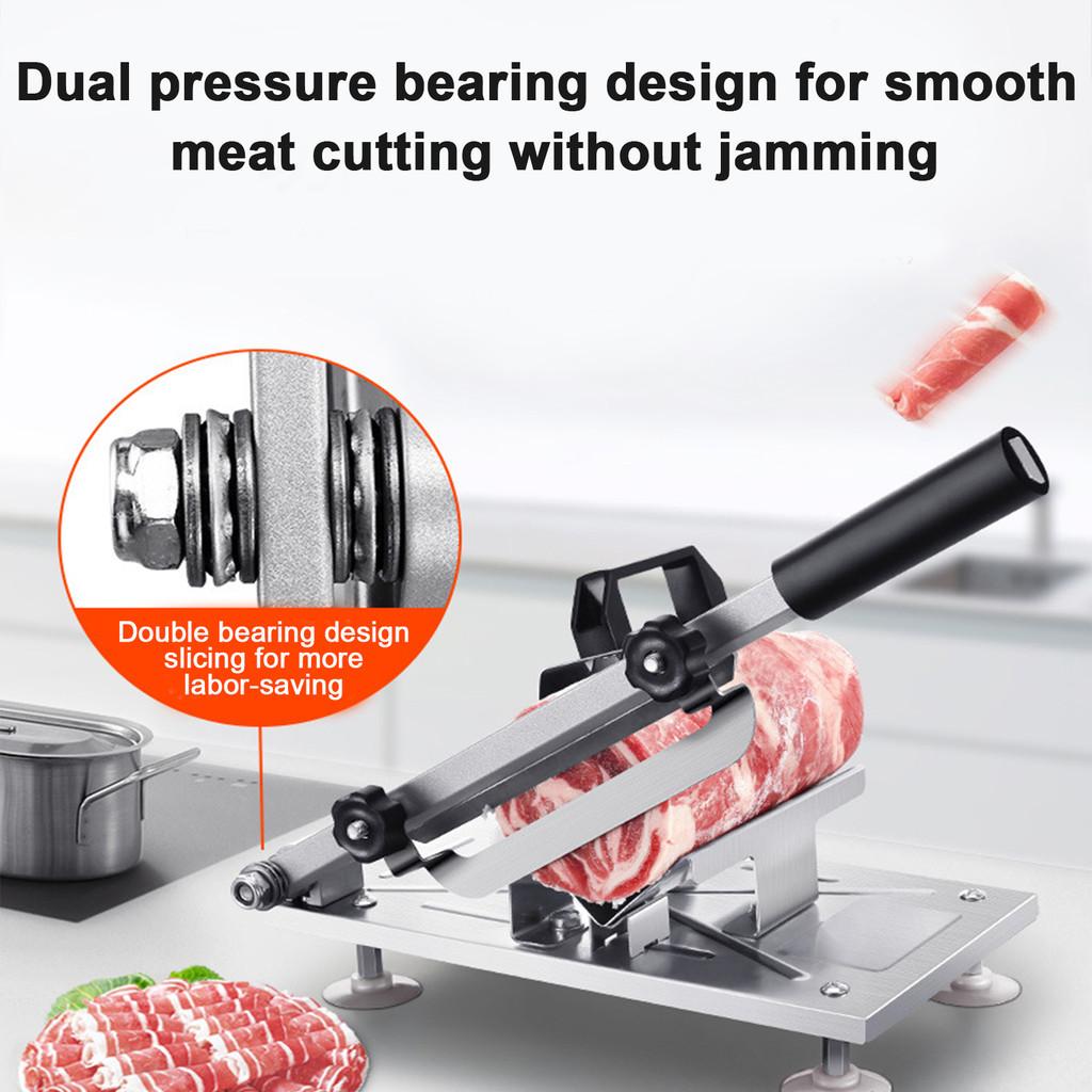 Slicer Kitchen Gadgets Frozen Meat Cutting Machine Beef Herb Mutton Rolls Stainless Steel Cutter Household Manual Lamb