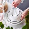 Yipan Black Line Glazed Bone China Dinnerware Set