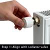 Efficient Radiator Thermostat Cap with M30x1.5 Universal Compatibility for Precise Thermostatic Regulating Control