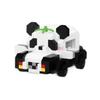 Cute Small Fleet Cartoon Animal Doll Toy Building Blocks Set with Planes Tanks Cars - Educational Puzzle Assembly Kit for Kids