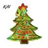 Illuminated Christmas Tree Pendants Light Up Ornament, LED Lighted Santa Bell Sock Easy Install Holiday Home Ornaments House Hanging Decoration