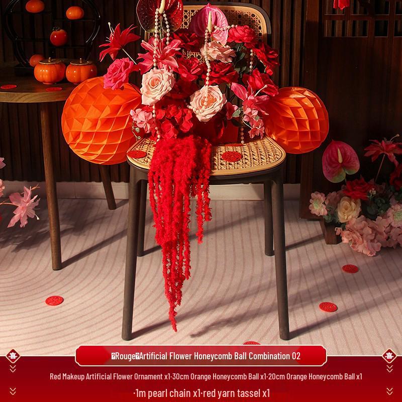 Wedding Floral Decorations: Bedside, Dining, and Desktop Arrangements for Festive Occasions and Engagements.
