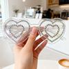 New love diamond-encrusted glasses men's and women's fashion party retro funny ins sunglasses spot