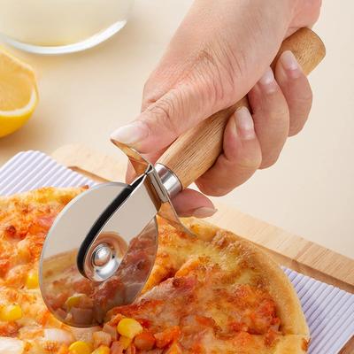 Pizza Kabuğu Makaralı Bıçak Pizza Tekerleği Kesici Kek Pişirme Ocak Aksesuar Kesiciler Pişirme Kapları Fırın Oklava Mutfak Yemek Bar Ev