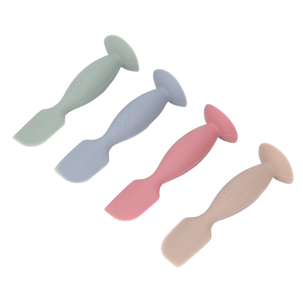 4ks dětská plenková krémová špachtle měkké novorozenecké potřeby silikonová pasta na zadek aplikátor