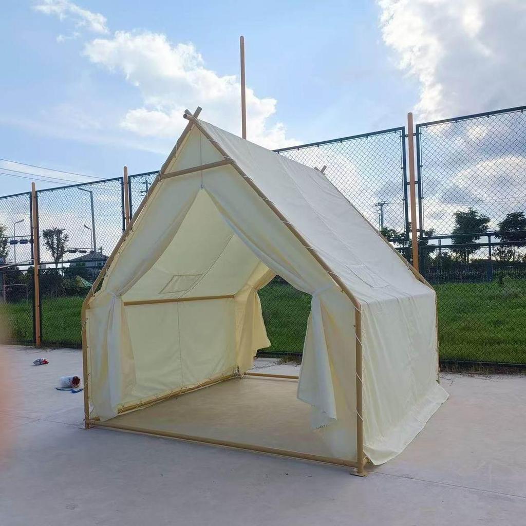 Starry Sky Triangle Tent - House-Shaped B&B Campsite Fabric Rooftop Tent for Outdoor Camping