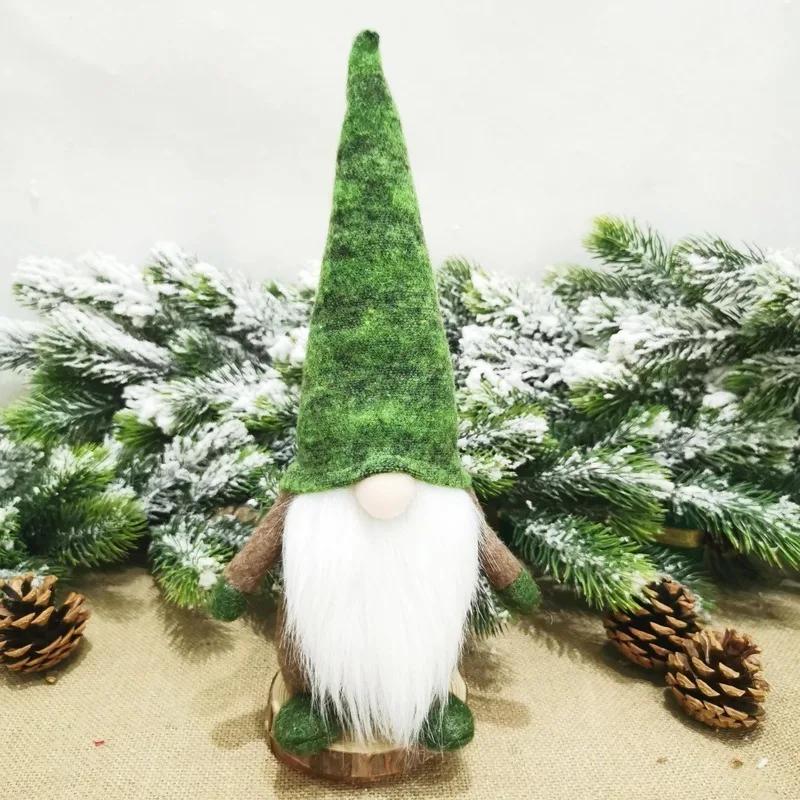 

1 Pcs Christmas Faceless Dolls Ornaments Xmas Tree Santa Claus Hanging Pedant Christmas Party Decoration New Year Gift