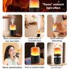 280mL Intelligent Simulation Flame Aromatherapy Machine Usb Mini Ultrasonic Humidifier Home Desktop Diffuser Flame Humidifier