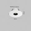 Led Spotlight Small Beam Angle 3 8 15 Degree Spot Light Recessed Round Atmosphere Dining Table Ultra-thin White Black 85-265V