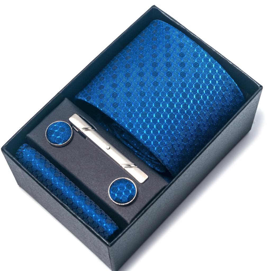 1200-Pin Men'S Tie Net Color Gift Box Tie Set Group Business Dress Wedding Tie Factory