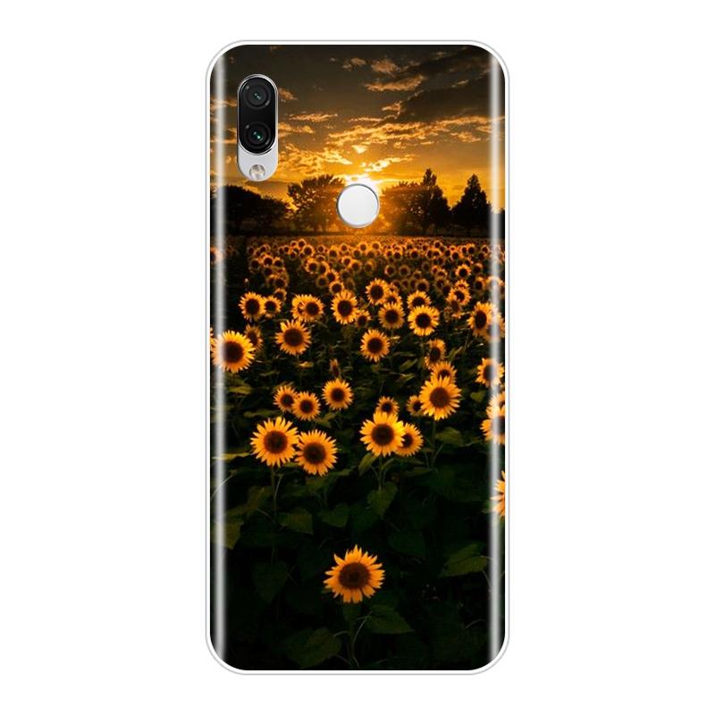 

Для Xiaomi Redmi Note 7 7S PRO чехол силиконовый желтый подсолнух белый задняя крышка для Xiaomi Redmi K20 Pro 7 7A GO Y2 Y3 чехол для телефона Redmi 7