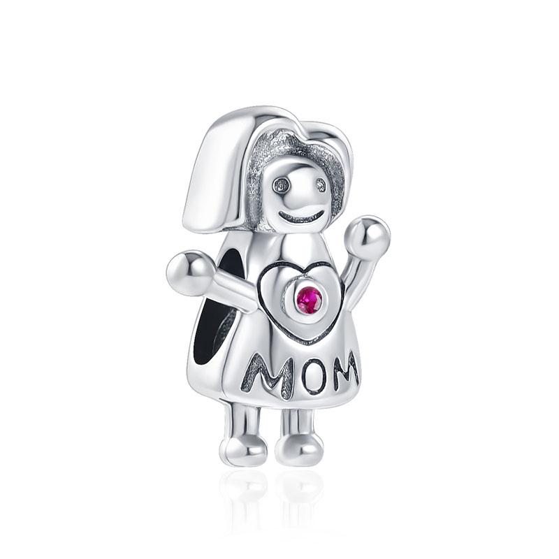 Dad Mom Family Tree Charm Fit Original Bracelet Shining Bead Diy Women Jewelry Giftcopper Trinket Jewelry Party Gift