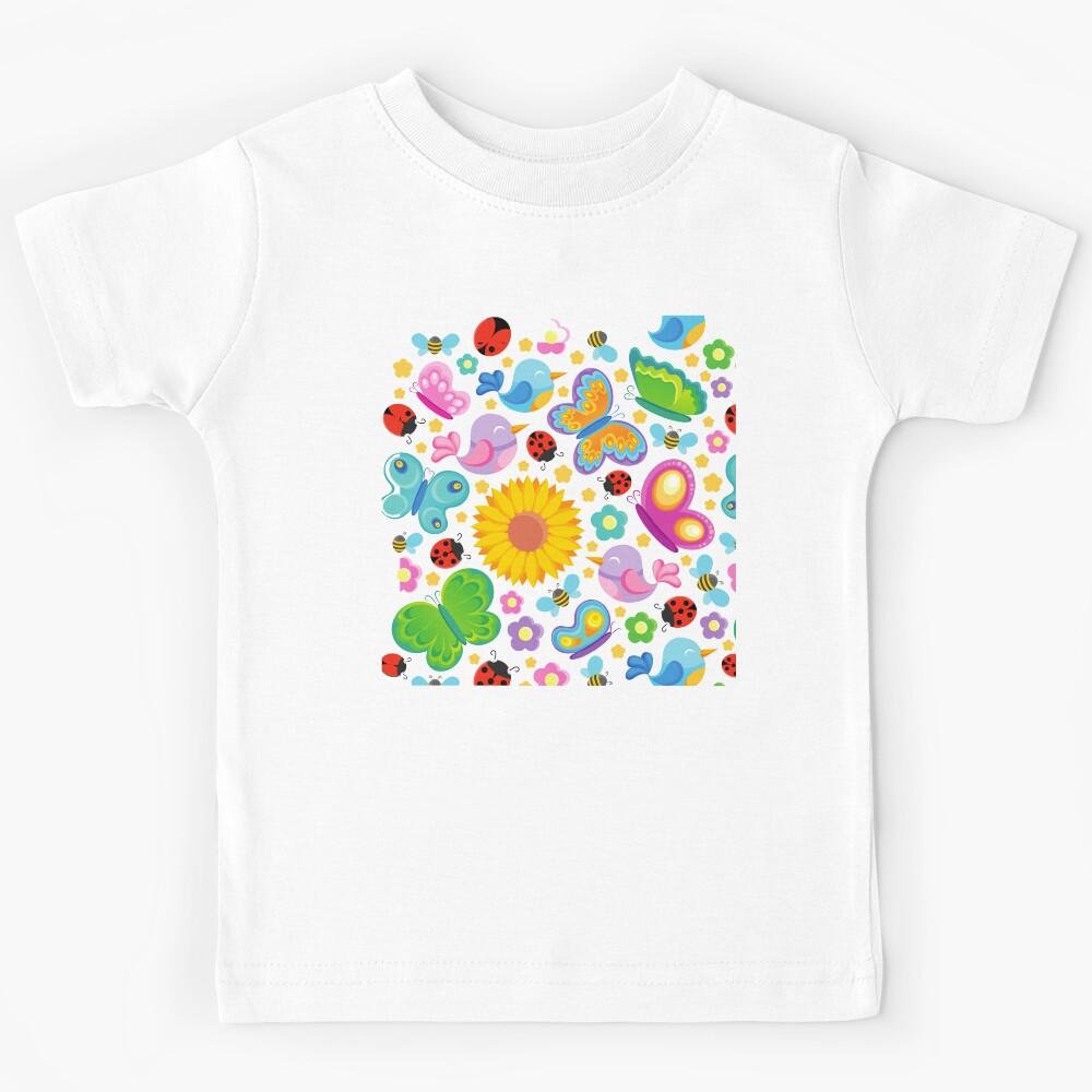 ladybug, ladybug pattern, ladybug landscapes Kids T-Shirt 130
