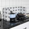 Protectores de Salpicaduras Plegables para Estufas de Gas, Protector a Prueba de Salpicaduras de Aceite, Cubierta de Protección contra Salpicaduras de Papel de Aluminio, Accesorios de Cocina