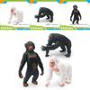 Realistic Gorilla Model Standing Figurine Pvc Material Perfect For Collectors And Decor