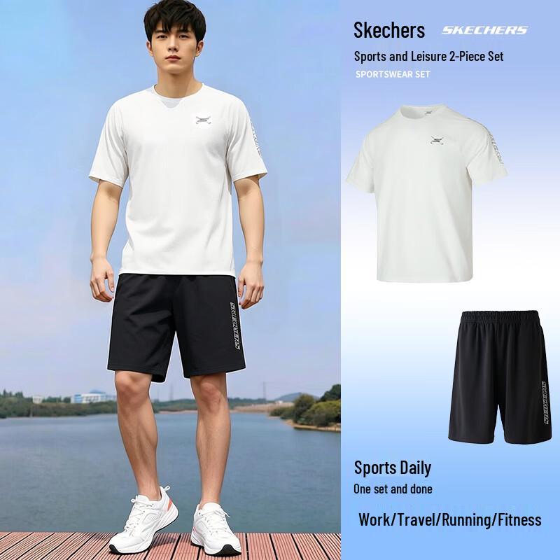 Skechers Men s Casual Running Sportswear Set Men L