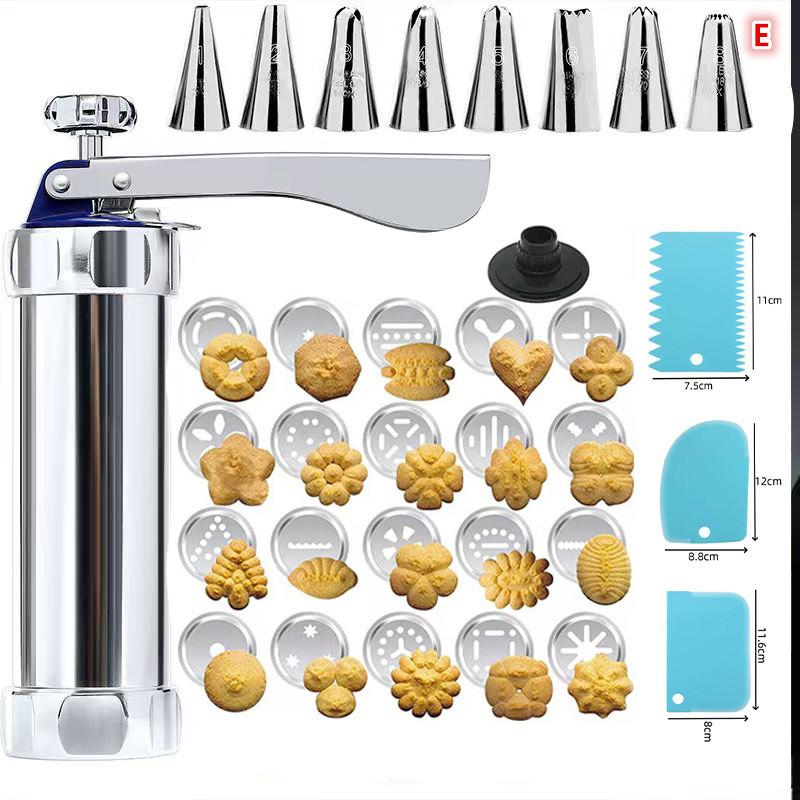 Diy Handmade Cookie Press Machine Cookie Press Icing Kit Cookie Nozzle Cutter Mold Pastry Syringe Cream Cookie Cake Tool