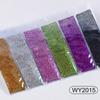 6 Grids/Bag Nail Art Sequins Colorful Nail Polish Flakes Foils For Manicures