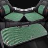 Universal Wood Bead Lumbar Support Car Seat Cushion Set - Cooling, Breathable, All-Season