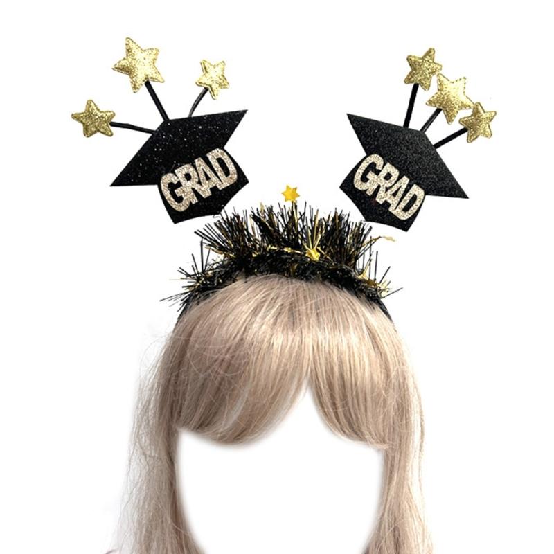 

Мини шапка выпускника Мини повязки на голову GRAD с мишурой Мини кисточка выпускника Мини шапка выпускника Мини шапка бакалавра Золотая мишура