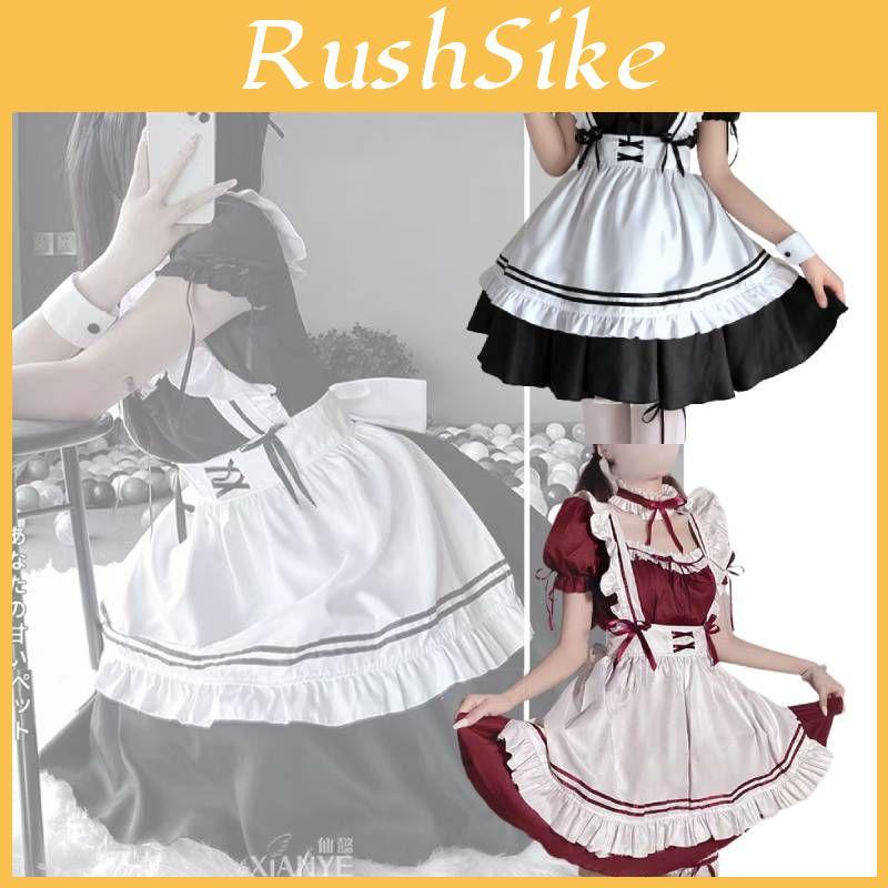 Women's Sexy Sweet Lolita Maid Japanese Cute Dress Cosplay Suit