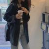 2024 Autumn Women's Retro Casual Faux Leather Jacket from South Korea