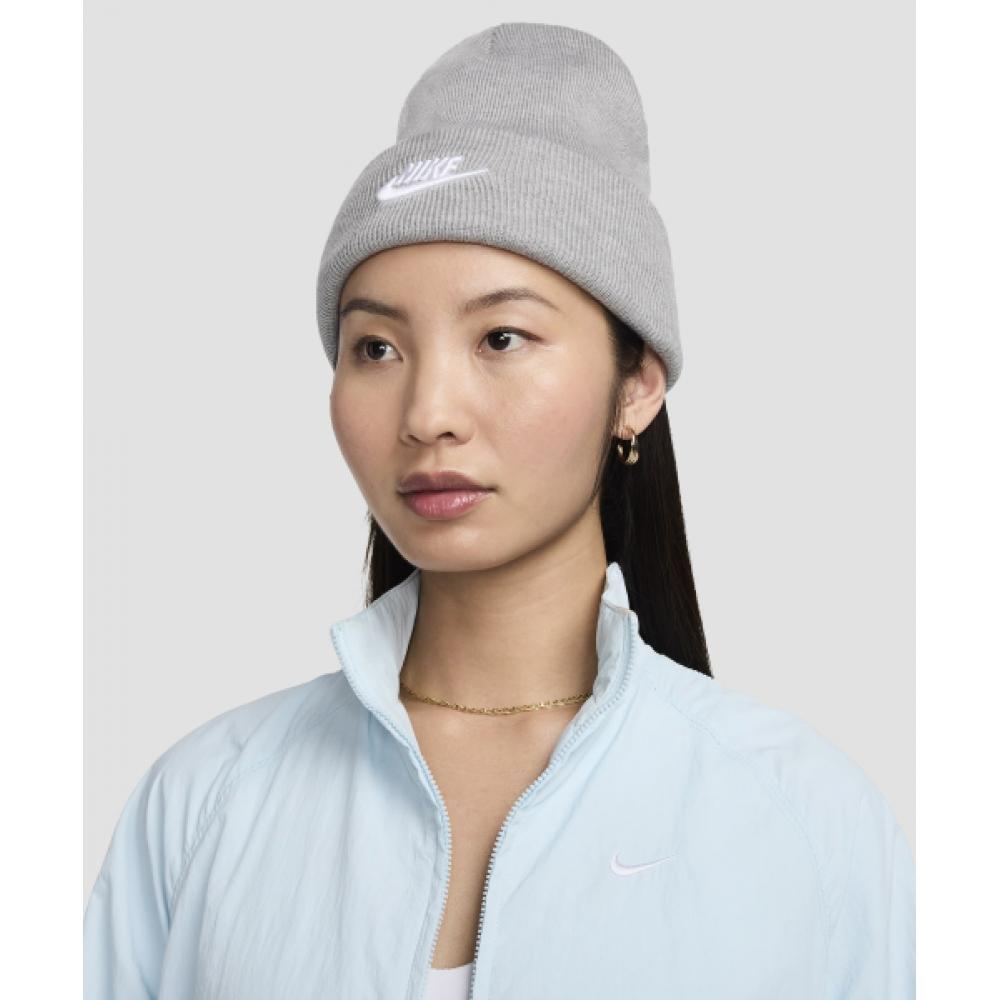 

Nike Peak Futura Beanie Dark Grey Heather White Hf0186 063 FREE