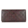 Used Bifold Wallet 146229 Sima Leather Dark Brown Purse