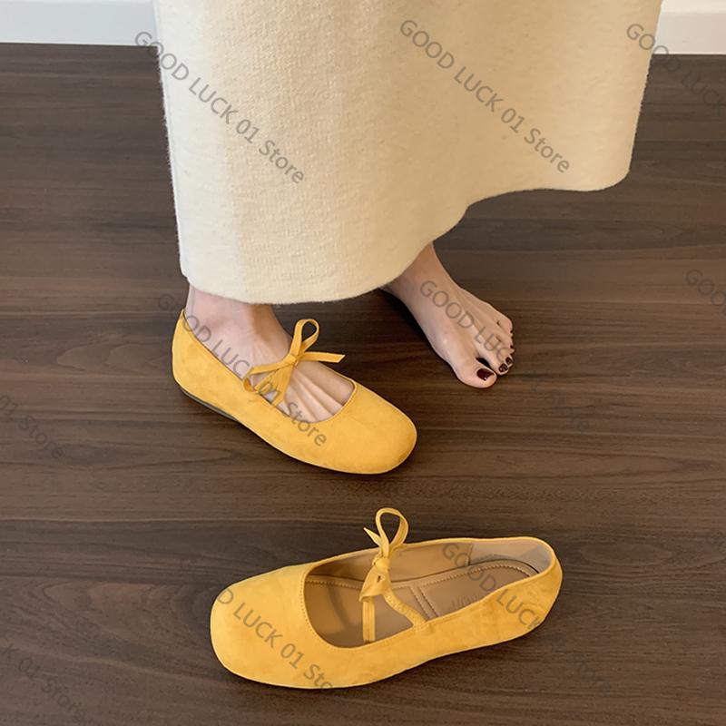 Fashion 2025  Spring Autumn Women Flats Round Toe Shallow Slip On Ladies Casual Ballet Shoes Eelgant Dress Shoes