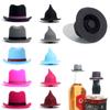 Champagne Corks Wine Stopper Preserver Hat Shaped Wine Saver Pump Silicone Wine Bottle Stopper Perfect for Wine Lover