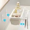 Multifunctional Suction Cup Dishwashing Sponge Holder Hanging Storage Rack Drain Rack Sink Shelf Kitchen Storage Gadgets