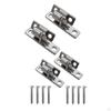 2 Pieces Farm Door Hinges Fence Gate Accessories 304 Stainless Steel Reliable Professional Shed