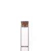 Transparent Glass Test Tube Bottle with Cork for Storage or Display