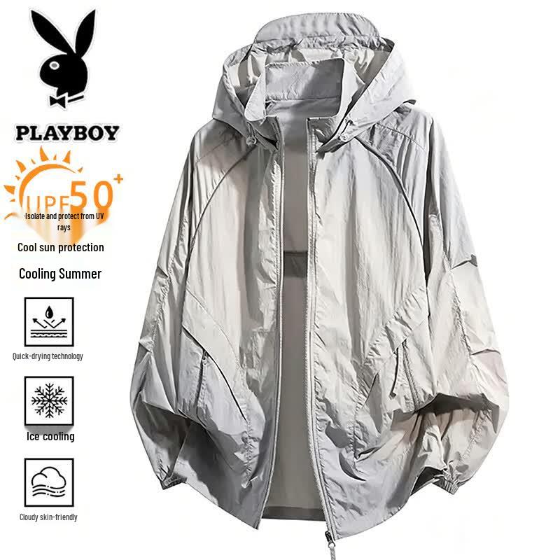 Playboy Men's UV Protection Sun Jacket