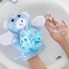 4 Pcs Baby Bath Gloves Cartoon Exfoliating Gloves Baby Kids Shower Gloves Scrubbing Gloves Bath