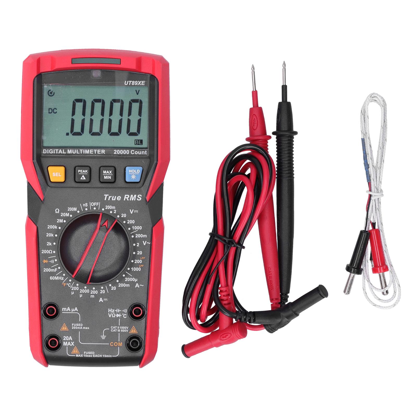

UT89XE UNIT Multimeter Multifunctional High Accuracy Digital Meter for Electric Maintenance