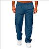 Men's 2025 Casual Loose Straight Cargo Pants for Outdoor Sports & Running