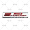 Styling Auto Emblema Adesivo 3D Metallo Cromo Lega di Zinco 3.0L 3.2L 3.5L 3.6L 3.7L 3.8L Accessorio Badge per Carrozzeria, Cofano, Parafango