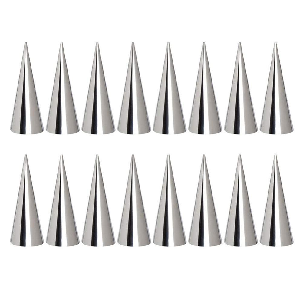 

16Pcs Conical Tube Cone Roll Moulds Spiral Croissants Molds Cream Horn Mould Pastry Mold Cookie Dessert Kitchen Baking Tools