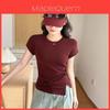 T Shirt Women Spring Autumn Oversize Loose Fit With Ruffles For Casual Wear