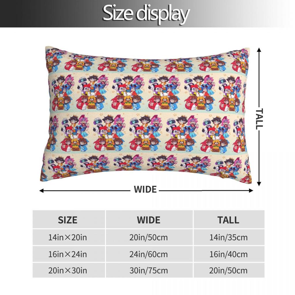 Compas Family Rectangle Pillowcase Cushion Cover Decorative Bedroom Bed Home Comfort Throw Pillow