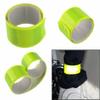20Pcs 22/30cm Reflective Safety Wrist Strap Green Reflective Snap Ring Ankle Leg Strap  Party