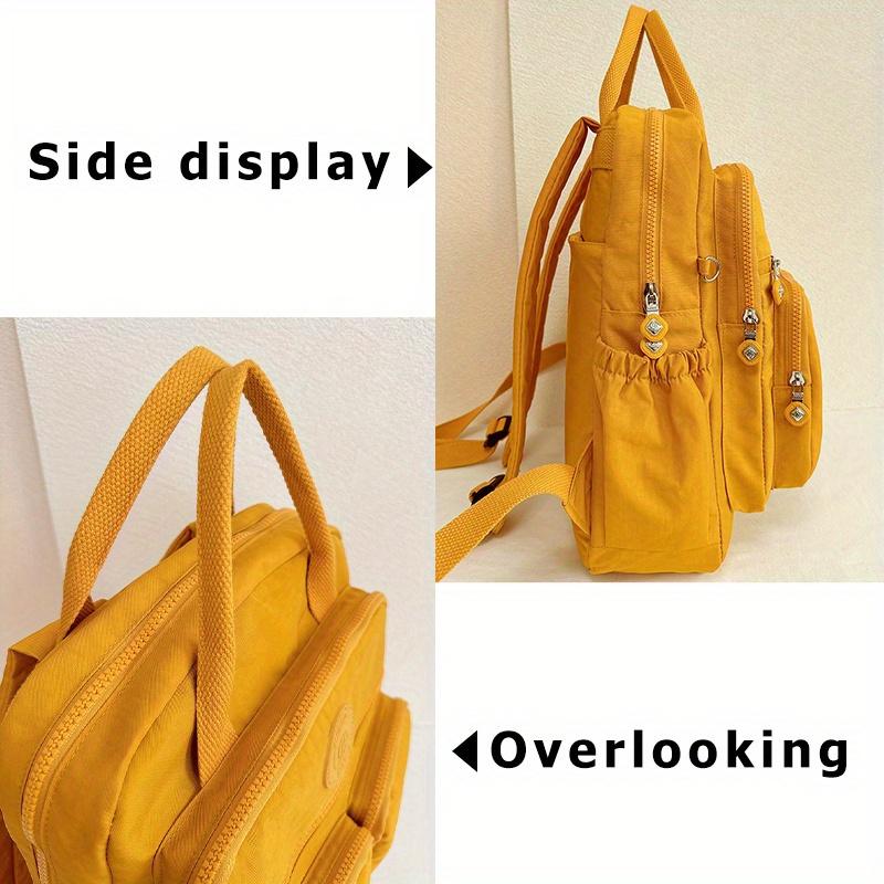 Large Capacity Backpack for Women Multi-pockets Nylon Women's Bag Causal Waterproof School Bags Laptop Backpack Stylish Backpack
