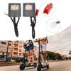 Quick Install Handlebar Direction Indicator For Electric Scooters Weatherproof ABS Housing Night Driving